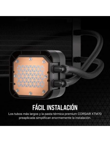 Corsair iCUE H100i ELITE LCD XT Kit de Refrigeración Líquida 240mm Negro