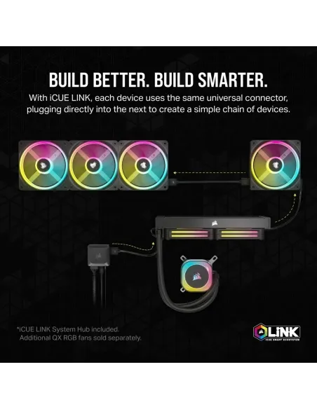 Corsair iCUE LINK H100i RGB AIO Kit de Refrigeración Líquida