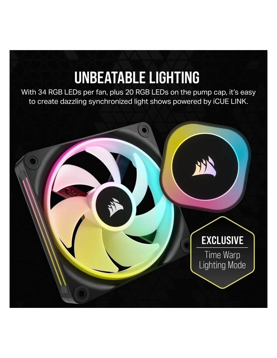 Corsair iCUE LINK H100i RGB AIO Kit de Refrigeración Líquida