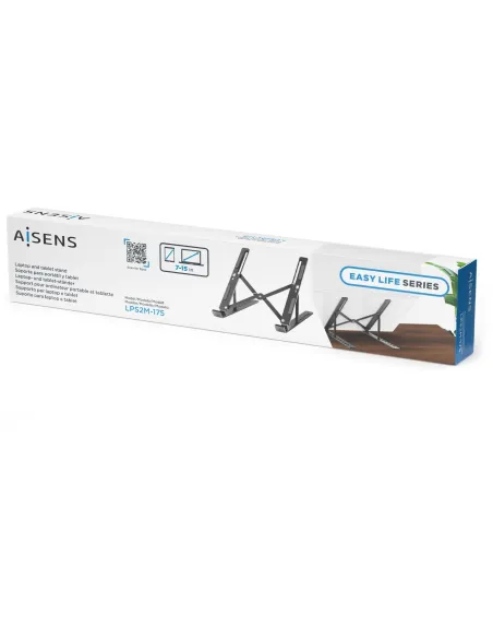Aisens LPS2M-175 Soporte para Portátil/Tablet hasta 15" Negro