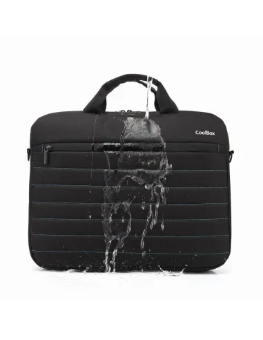 CoolBox Maletín Impermeable para Portátil 15.6" Negro