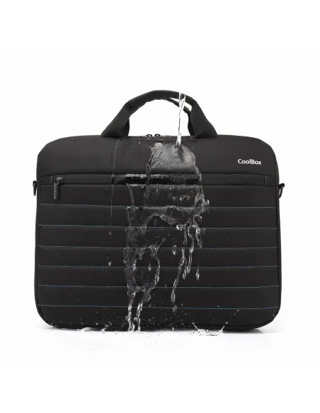 CoolBox Maletín Impermeable para Portátil 15.6" Negro