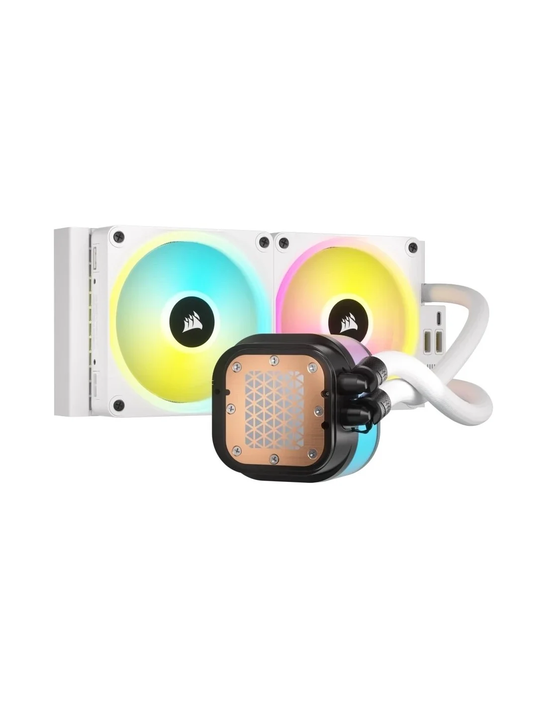 Corsair iCUE LINK H100i RGB AIO Kit de Refrigeración Líquida Blanco