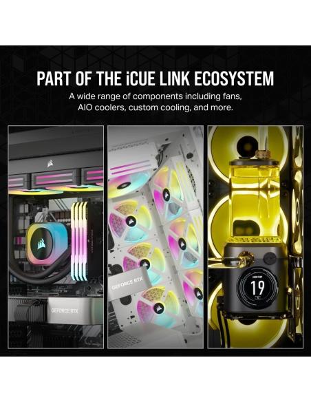 Corsair iCUE LINK H100i RGB AIO Kit de Refrigeración Líquida Blanco