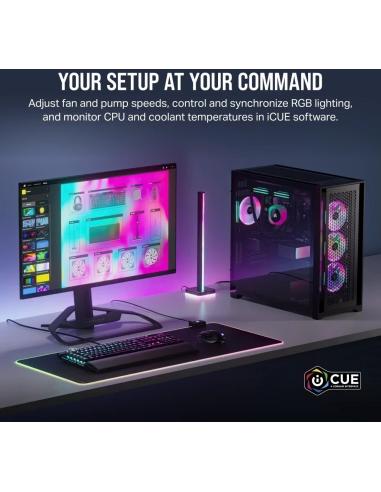 Corsair iCUE LINK H100i RGB AIO Kit de Refrigeración Líquida Blanco