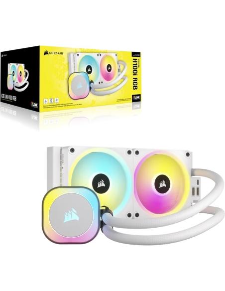Corsair iCUE LINK H100i RGB AIO Kit de Refrigeración Líquida Blanco