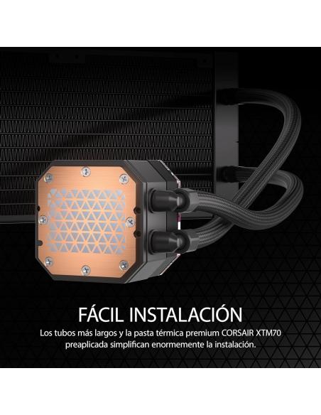 Corsair iCUE H150i ELITE CAPELLIX XT Kit de Refrigeración Líquida 360mm Negro