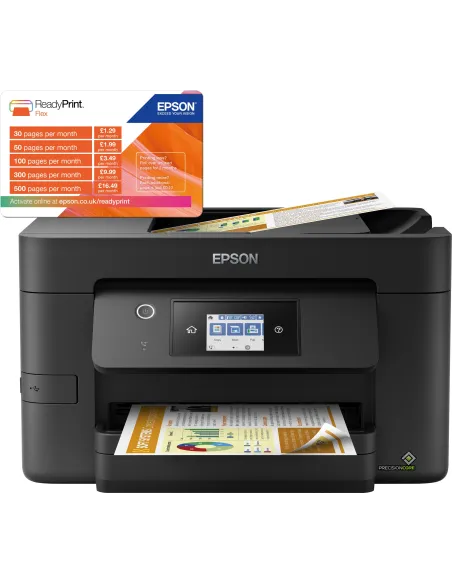 Epson WorkForce Pro WF-3820DWF Impresora de Tinta Multifunción Color WiFi Negra