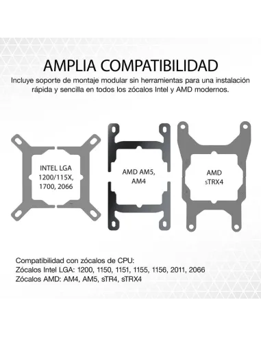 Corsair iCUE H150i ELITE CAPELLIX XT Kit de Refrigeración Líquida 360mm Blanco