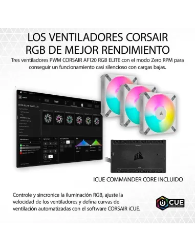 Corsair iCUE H150i ELITE CAPELLIX XT Kit de Refrigeración Líquida 360mm Blanco