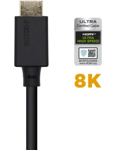 Aisens A150-0423 Cable HDMI v2.1 Macho/Macho 2,0m Negro-CABL52453