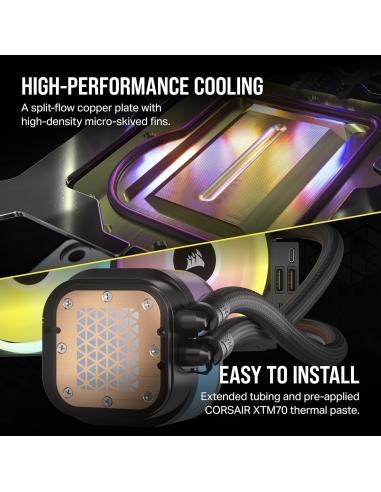 Corsair iCUE LINK H150i LCD Kit de Refrigeración Líquida 360mm Negro