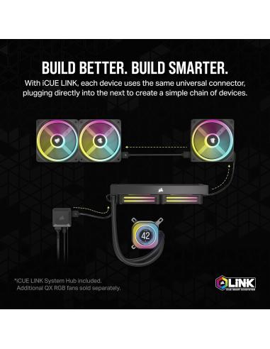 Corsair iCUE LINK H150i LCD Kit de Refrigeración Líquida 360mm Blanco