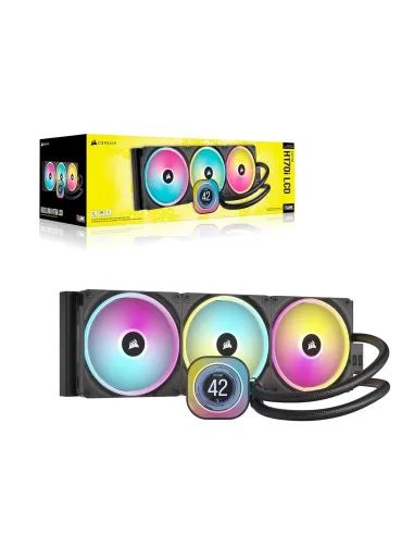 Corsair iCUE LINK H170i LCD Kit de Refrigeración Líquida 420mm Negro