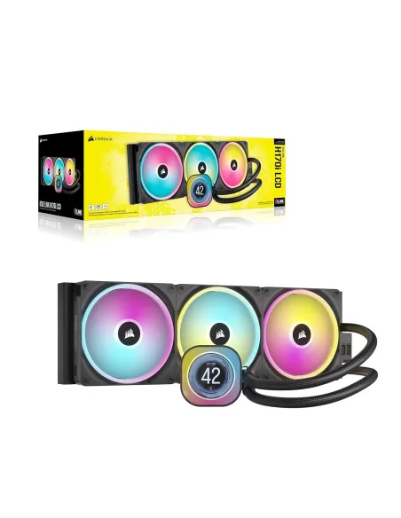 Corsair iCUE LINK H170i LCD Kit de Refrigeración Líquida 420mm Negro