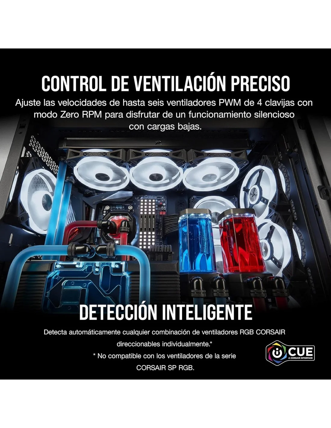 Corsair iCUE COMMANDER CORE XT Controlador Digital de Iluminación RGB y Velocidad de Ventiladores