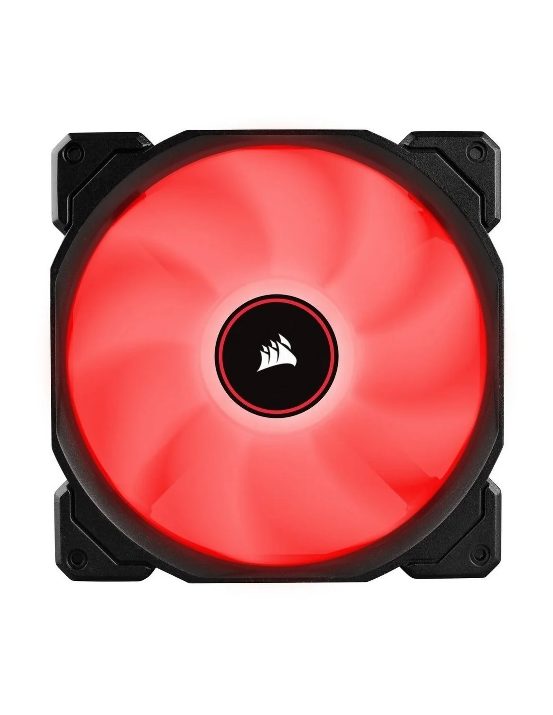 Corsair Air Series AF140 Pack 2 Ventiladores 140mm LED Rojo