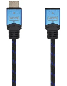 Aisens A120-0454 Prolongador HDMI v2.0 Macho/Hembra 3m Negro y Azul-CABL52814