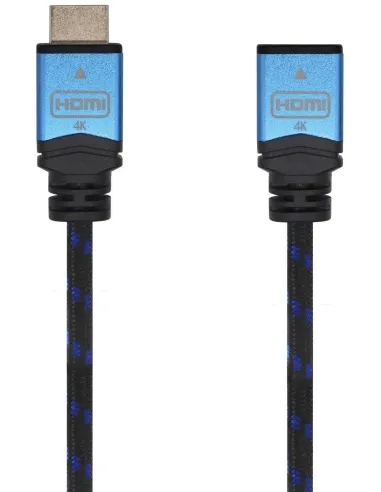 Aisens A120-0454 Prolongador HDMI v2.0 Macho/Hembra 3m Negro y Azul