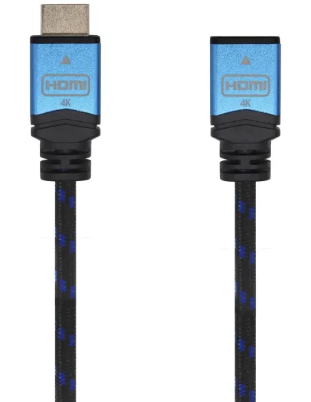 Aisens A120-0454 Prolongador HDMI v2.0 Macho/Hembra 3m Negro y Azul