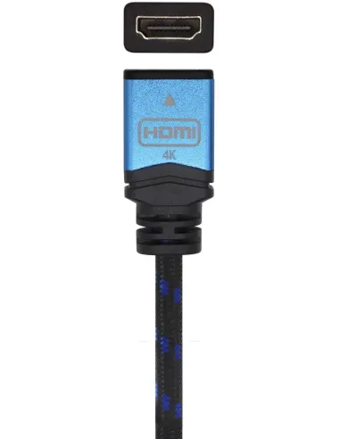 Aisens A120-0454 Prolongador HDMI v2.0 Macho/Hembra 3m Negro y Azul