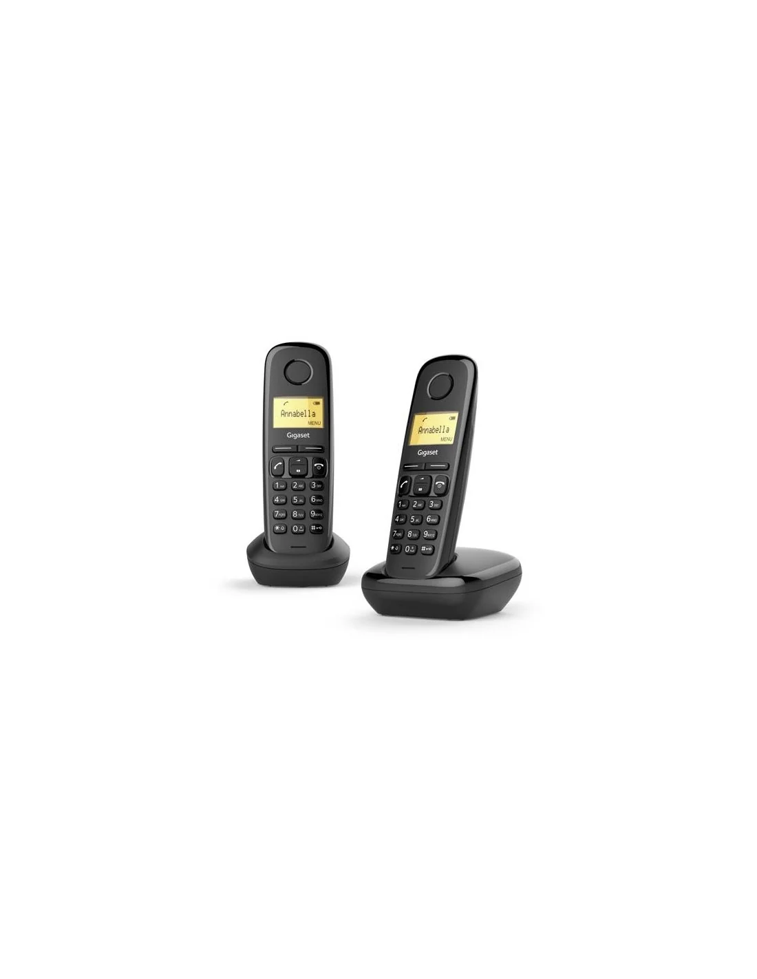 Gigaset A170 Teléfono Dect Duo Negro