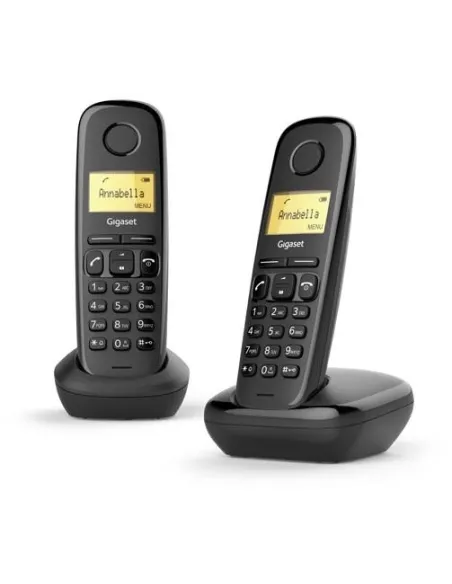 Gigaset A170 Teléfono Dect Duo Negro
