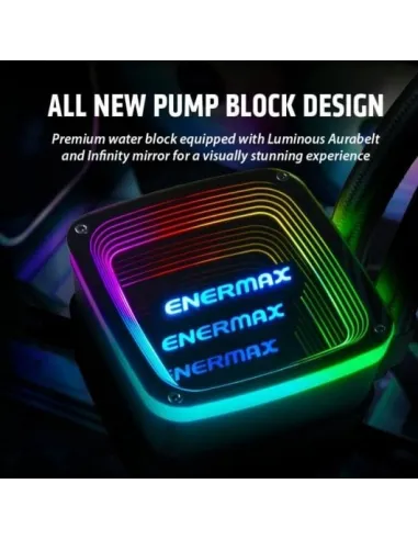Enermax Aquafusion ADV ARGB Kit de Refrigeración Líquida 360mm Negro