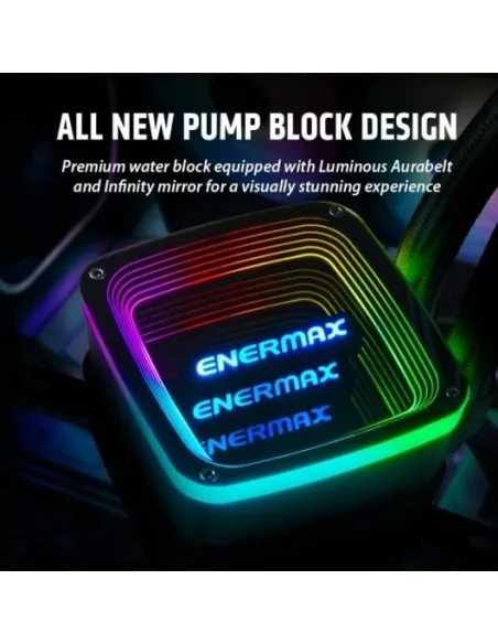 Enermax Aquafusion ADV ARGB Kit de Refrigeración Líquida 360mm Negro