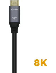 Aisens A150-0425 Cable HDMI v2.1 Macho/Macho 50 cm Gris y Negro-CABL52455