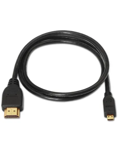 Aisens A119-0116 Cable HDMI a microHDMI v1.4 Macho/Macho 80cm Negro