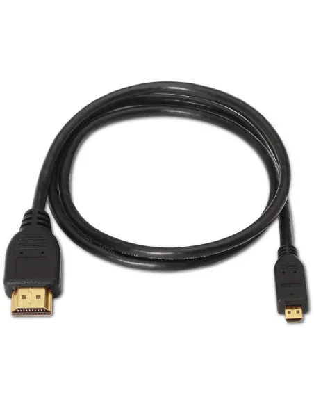 Aisens A119-0116 Cable HDMI a microHDMI v1.4 Macho/Macho 80cm Negro
