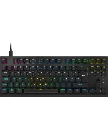 Corsair K60 PRO TKL RGB Teclado Optomecánico Gaming Negro