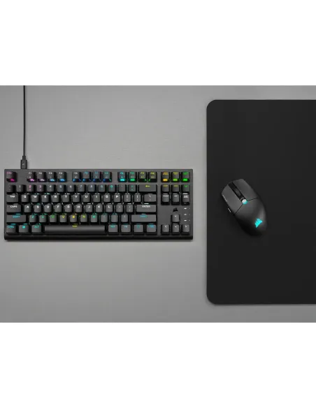 Corsair K60 PRO TKL RGB Teclado Optomecánico Gaming Negro