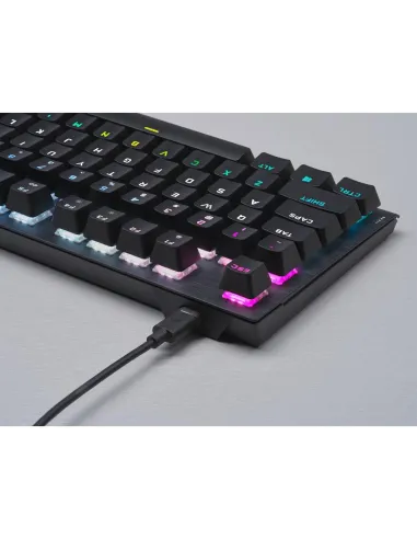 Corsair K60 PRO TKL RGB Teclado Optomecánico Gaming Negro