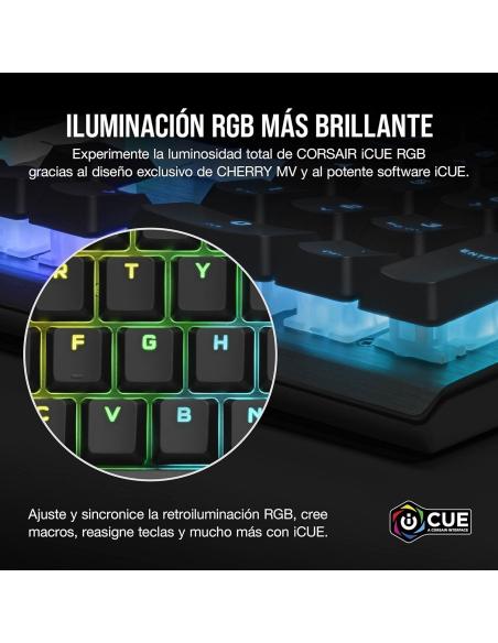 Corsair K60 RGB Pro Teclado Mecánico Gaming Cherry Viola