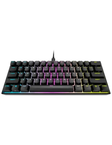 Corsair K65 Mini Teclado Mecánico Gaming RGB Switch Cherry MX Red Negro