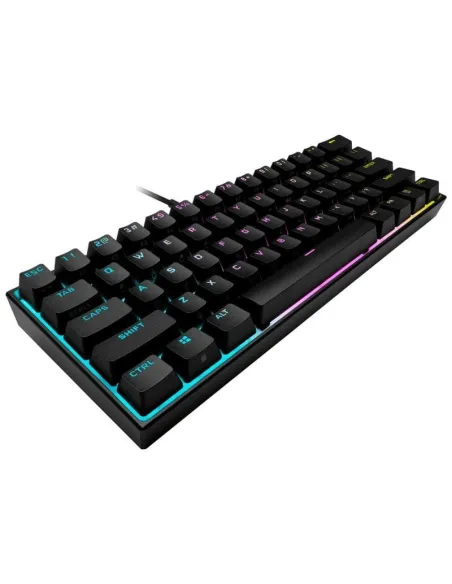 Corsair K65 Mini Teclado Mecánico Gaming RGB Switch Cherry MX Red Negro