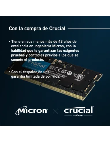 Crucial CT16G48C40S5 DDR5 4800MHz 16GB CL40