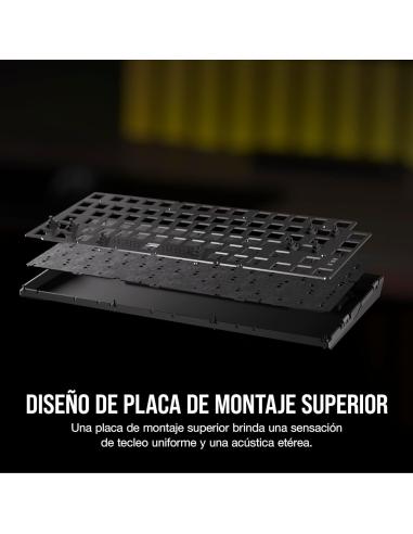 Corsair K65 PLUS WIRELESS 75% Teclado Mecánico Inalámbrico Gaming Hot Swapped MLX Red