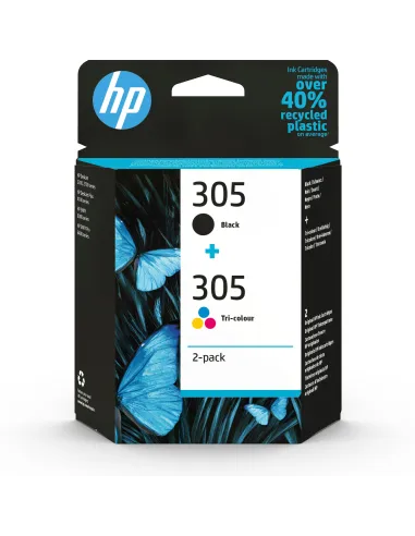 HP 305 Multipack 2 Cartuchos de Tinta Negro + Color