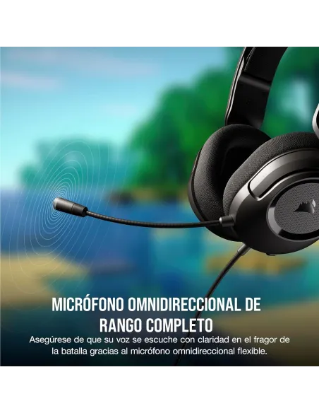 Corsair HS35 v2 Carbon Auriculares Gaming Multiplataforma