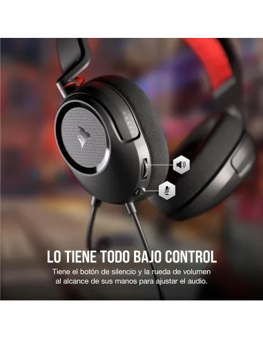 Corsair HS35 v2 Carbon Auriculares Gaming Multiplataforma