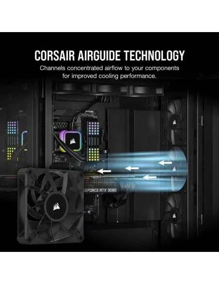 Corsair AF120 Elite 120 mm PWM Ventilador con Rodamiento Dinámico Líquido 120mm