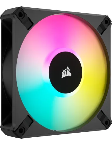 Corsair iCUE AF120 RGB ELITE Juego de Tres Ventiladores PWM de 120 mm Negro con Controlador iCue