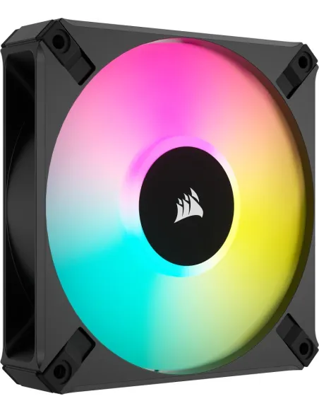 Corsair iCUE AF120 RGB ELITE Juego de Tres Ventiladores PWM de 120 mm Negro con Controlador iCue