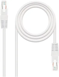 Nanocable 10.20.0401-W Cable de Red RJ-45 UTP AWG24 Cat.6 1m Blanco-CABL26283
