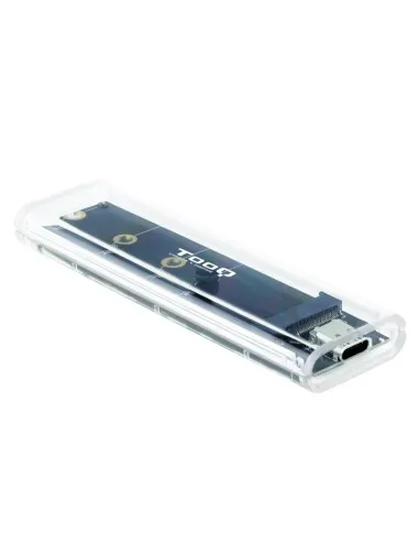 TooQ TQE-2200 Caja Externa M.2 PCIe USB-C 3.1 Transparente RGB