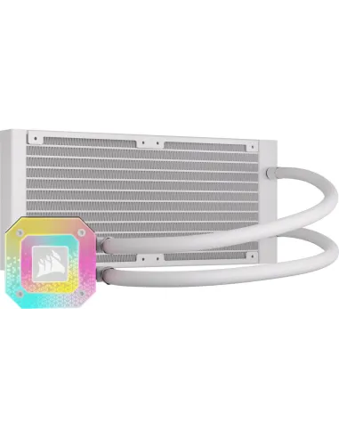 Corsair iCUE H100i ELITE CAPELLIX XT Kit de Refrigeración Líquida 240mm Blanco