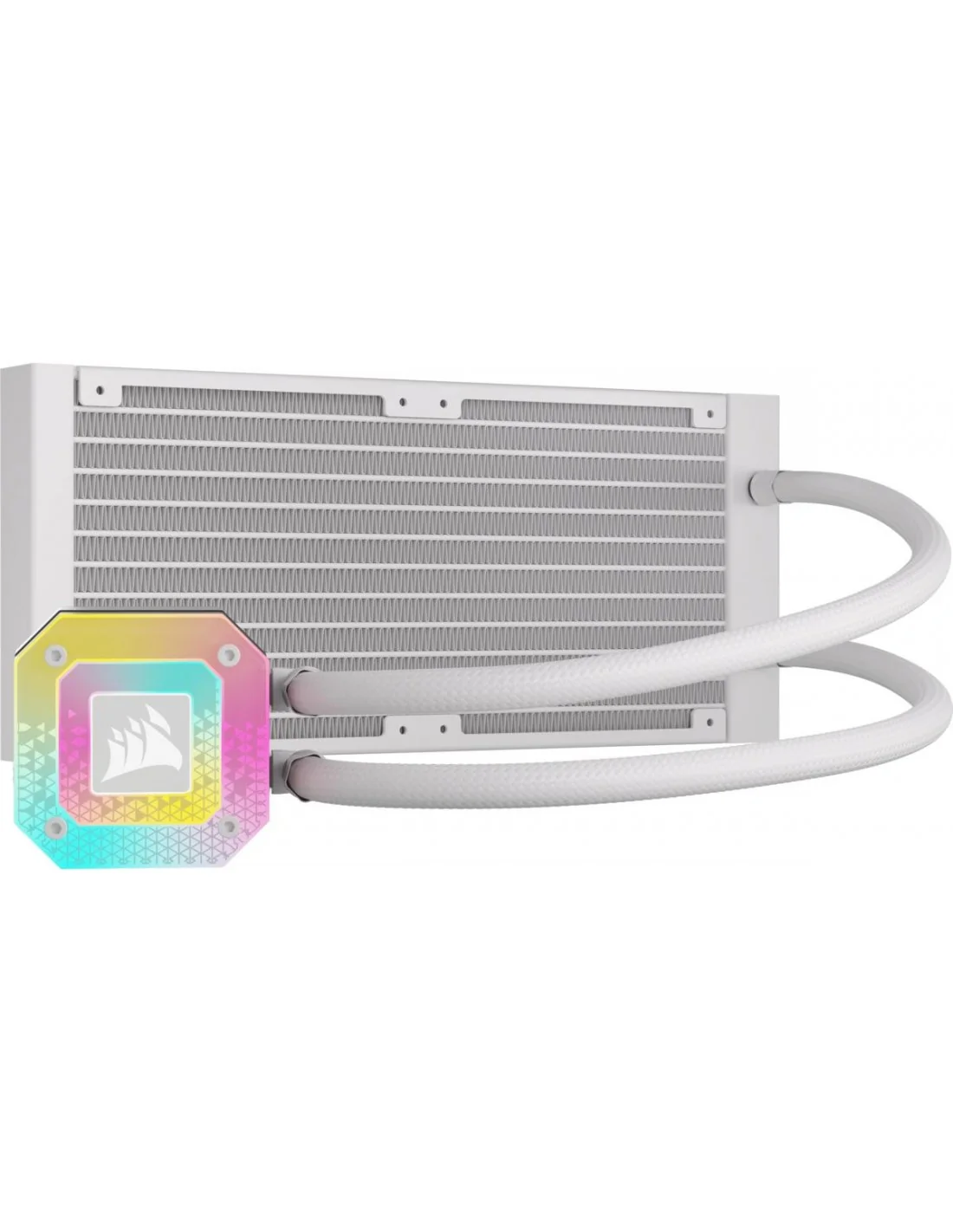 Corsair iCUE H100i ELITE CAPELLIX XT Kit de Refrigeración Líquida 240mm Blanco